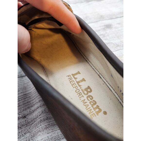 L.L Bean Vintage Mens Loafer Size 10 Wide Brown Made In Usa main image 13